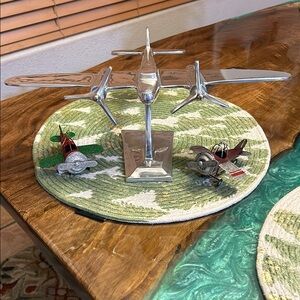 John Richards Dillards Aeroplane Metal
Sculpture, Dimensions 7” x 15”